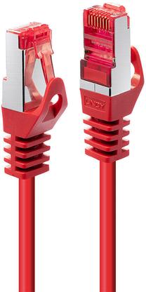 Сетевой кабель Lindy RJ-45, RJ-45, 5 м, красный цв.