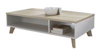 Kohvilaud Cama Meble Lotta 110, tamm v./valge v., 110 cm x 60 cm x 35 cm