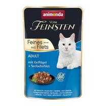 Mitrā kaķu barība Animonda Feinsten Poultry, zivs, 0.085 kg