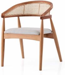 Valgomojo kėdė Kalune Design Atlas 4352, medžio sp., 53 cm x 53 cm x 75 cm