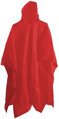 Lietusmētelis BasicNature Raincoat 571279, sarkana krās., Universāls izmērs