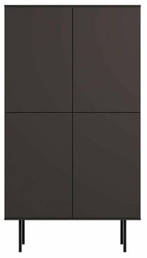 Шкаф Elme Studios Inar, графитовый цв., 40 см x 78 см x 142 см