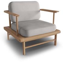 Õuetool Calme Jardin Belize CAL_ARM_152_F1_BELIZE3, hall v., 80 cm x 80 cm x 74 cm