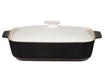 Keramikinis kepimo indas Maku, juoda sp., 37 cm x 22 cm, 3 l