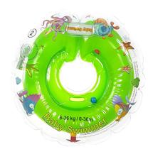 Надувной круг для шеи Baby Swimmer Inflatable Neck Ring, зеленый цв.