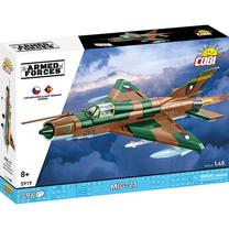 Konstruktorius, lėktuvas Cobi Armed Forces MiG-21 5919, 396 vnt., ruda sp./žalia sp.