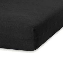Paklodė Restilo Ruby, juoda sp., 100/120 x 200 cm, su guma