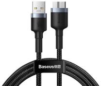 Laidas Baseus, USB 3.0/USB Micro Type B, 100 cm, juoda sp.