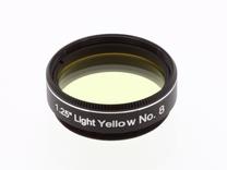 Filtrs Explore Scientific Filter 1.25" Light Yellow No.8, dzeltena krās.