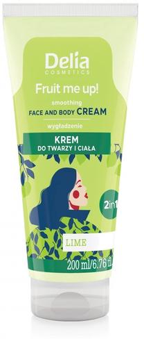 Veido kremas Delia Cosmetics Fruit Me Up! Lime, 200 ml