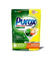 Skalbimo kapsulės Purox universal, 40 vnt.