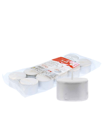 Набор свечей Krab XXL Tealight candles, 8 час, 200 г, белый цв.