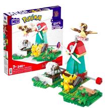 Konstruktors Mattel Mega Bloks Pokemon Countryside Windmill HKT21, 240 gab., daudzkrāsaina