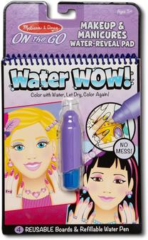 Набор для рисования Melissa & Doug Water Wow Makeup & Manicures, фиолетовый цв.