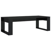 Kavos staliukas VLX High Gloss 808619, juoda sp., 110 cm x 50 cm x 35 cm