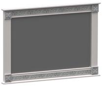 Spogulis MN 3N-150, stiprināms, 152 cm x 70 cm, balta krās.