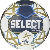 Футбольный мяч Select Replica EHF Champions League, 1 размер, синий цв./золотой цв./белый цв.