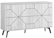 Komoda Kalune Design Dune 855DTE4218, balta sp., 62.4 cm x 123 cm x 35 cm