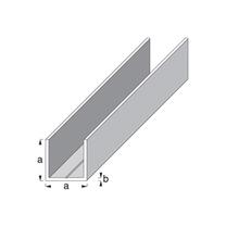 Alumīnija profils, alumīnijs, 1000 mm x 23.5 mm x 23.5 mm
