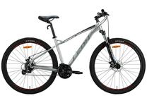 Dviratis kalnų Leon TN-90DD, 29 ", 18" rėmas, sidabro sp.