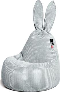 Sėdmaišis Baby Rabbit, šviesiai pilka sp./šviesiai mėlyna sp., 120 l