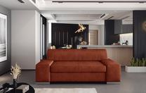 Sofa Porto Two Dora 63, raudona sp., 90 x 190 cm x 98 cm