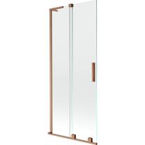 Vannas siena Mexen Velar L, 85 cm x 150 cm, brushed copper krās./caurspīdīgs