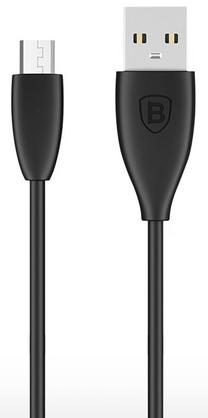 Laidas Baseus, Micro USB/USB, juoda sp.