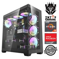 Stacionārs dators Intop RM90750NS AMD Ryzen 5 7500F, DDR5 16 GB, SSD+HDD 1 TB 2 TB, AMD Radeon RX 9060 XT 16 GB GDDR6
