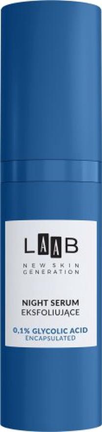 Veido serumas AA LAAB Skin Cycling Night, 30 ml