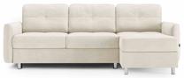 Kampinė sofa Homede Varmo L-Shaped, kreminė sp., 235 x 97 cm