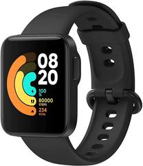 Viedais pulkstenis Xiaomi Mi Watch Lite, melns krās.