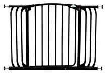 Saugumo varteliai Dreambaby Chelsea Xtra Swing Security Gate, 108 cm x 75 cm, dažyta, juoda sp.