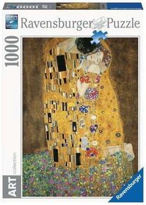 Пазл Ravensburger Klimt: The Kiss 15743, 38 см x 28 см, 1000 шт., многоцветный