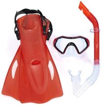 Peldēšanas komplekts Bestway Hydro Swim 32423, caurspīdīga krās./sarkana krās.