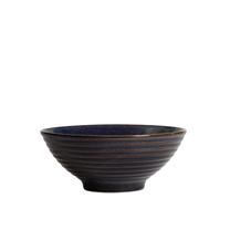 Bļoda Homla Okinawa 006998, zila krās./brūna krās., 21 cm