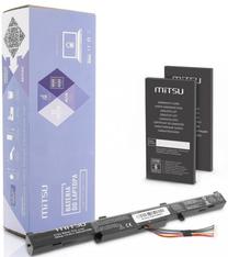 Sülearvutiaku Mitsu Asus GL752VL, N552VX, 2 Ah, Li-Ion