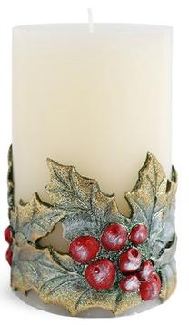 Ziemassvētku svece, cilindriskas Mondex Holly
