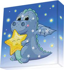 Deimantinė mozaika Diamond Dotz Sleepy Time Dragon, įvairių spalvų