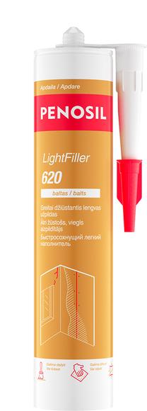 Akrilinis hermetikas Penosil LightFiller 620, 0.3 l, balta sp.
