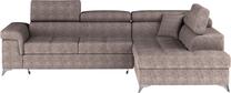 Kampinė sofa Eridano Amore 20, ruda sp., 202 x 275 cm x 88 cm