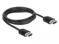 Провод Delock Premium HDMI Cable 4K 60 Hz 84964, 2 м, черный цв.