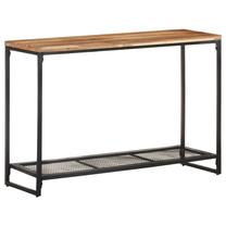Konsoles galds VLX 320249, brūna krās./melna krās., 35 cm x 110 cm x 75 cm