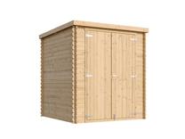 Aiakuur, põrandaga Timbela M309C1, 204 cm x 204 cm x 200 cm, pruun v.