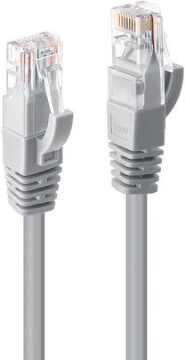 Tinklo kabelis Lindy Cat.6 U/UTP PVC RJ-45, RJ-45, 3 m, pilka sp.