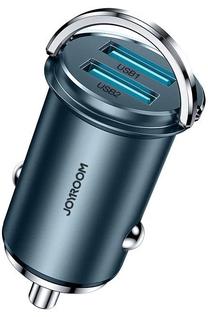 Adapteris Joyroom Mini Dual, USB Type C/USB, mėlyna sp., 45 W
