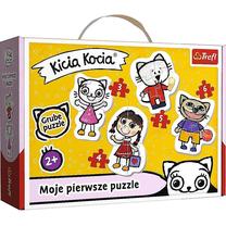 Pusle Trefl Kicia Kocia 36088, 16 cm x 13 cm, 18 tk, mitmevärviline