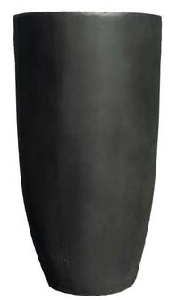 Puķu pods DM Grill Black Stone, cementa, 54 cm x 54 cm, Ø 54 cm, melna krās.