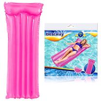 Pripučiamas čiužinys Bestway Beach Deluxe, rožinė sp., 183 cm x 76 cm