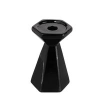 Подсвечник Altom Geometric, доломит, Ø 85 см, 13 см, черный цв.